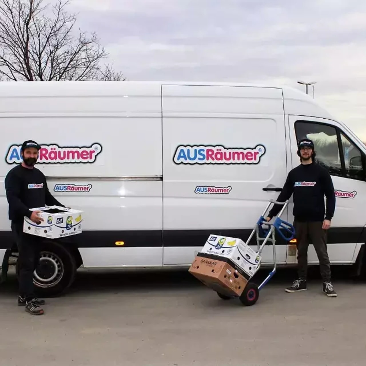 AUSRäumer Team bei einer Wohnungsräumung in Wien
